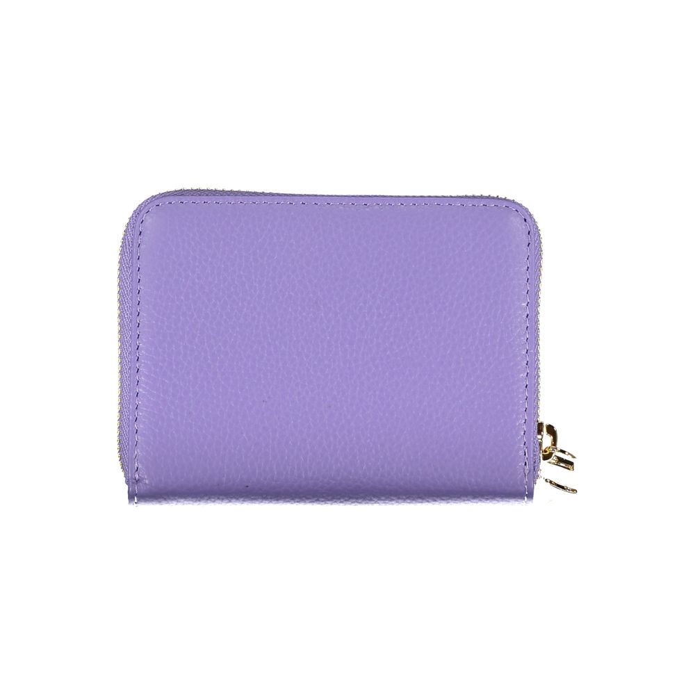 Patrizia Pepe purple polyethylene wallet