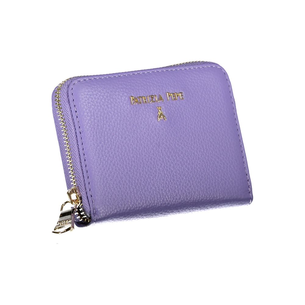 Patrizia Pepe purple polyethylene wallet