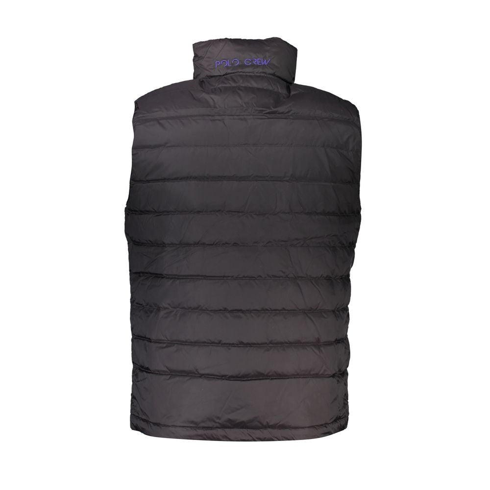 La Martina Schwarze Herrenjacke aus Polyamid