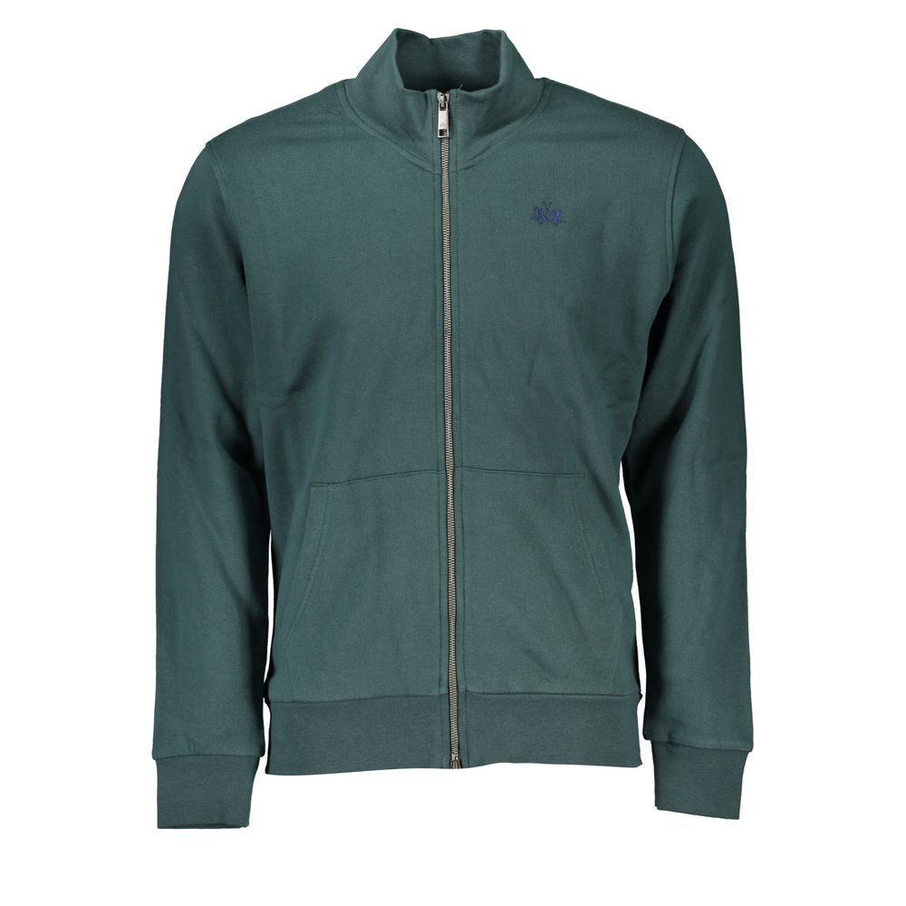 La Martina Verde Baumwoll-Sweatshirt für Herren