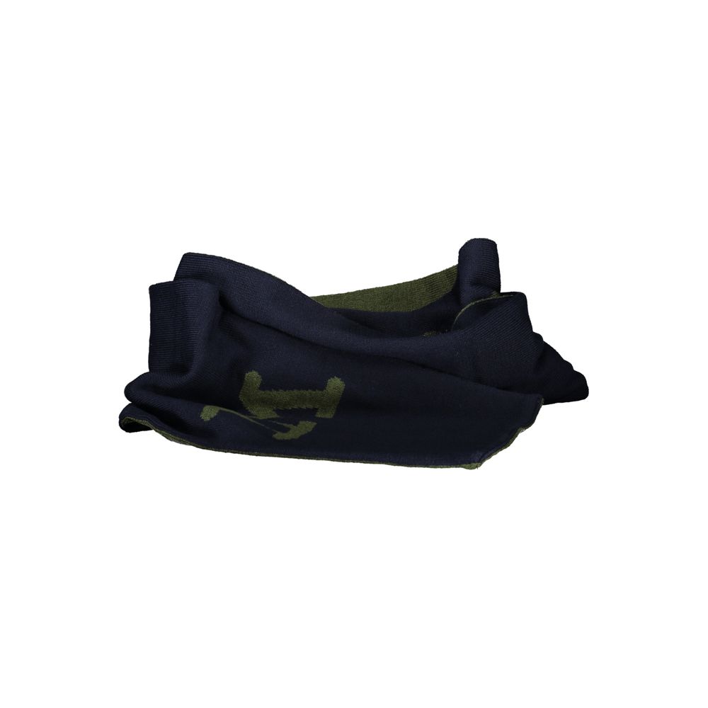 La Martina Green Polyester Scarf