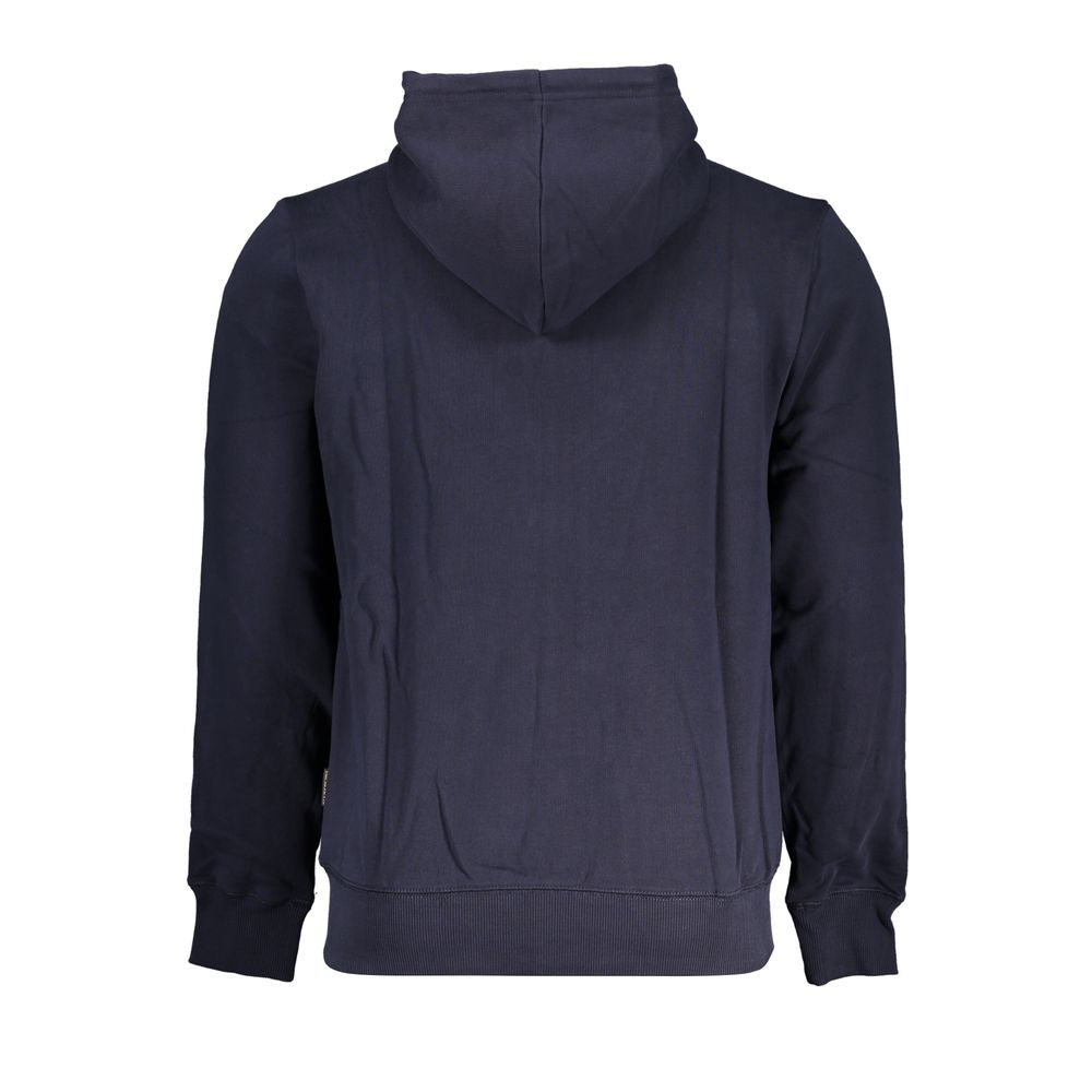 Napapijri Blue Cotton Hoodie for Men