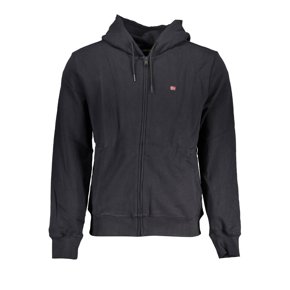 Napapijri Schwarzer Baumwollpullover für Männer