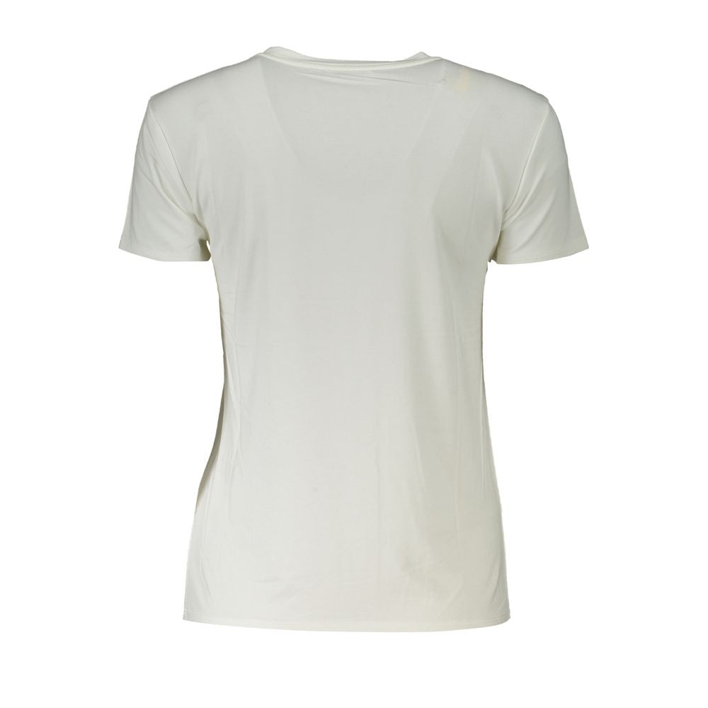 Patrizia Pepe Weißes T-Shirt aus Bio-Baumwolle für Frauen