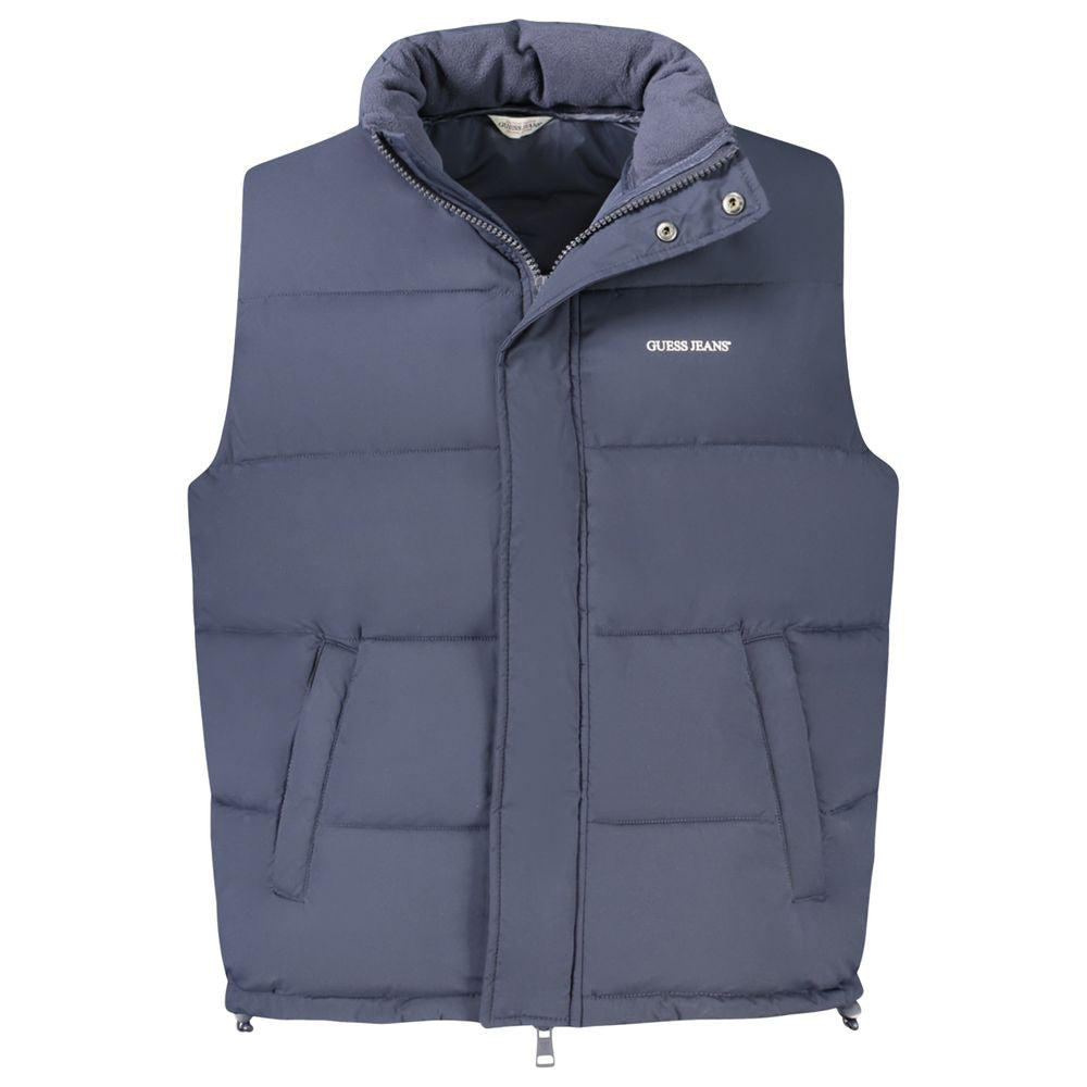 Guess Jeans Men's Blue Polyester Jacket