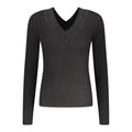 Guess Jeans Schwarzer Viskose-Pullover