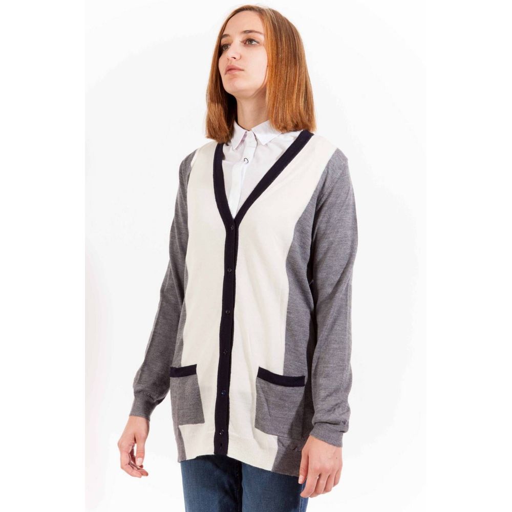 Gant Grauer Pullover aus Wolle