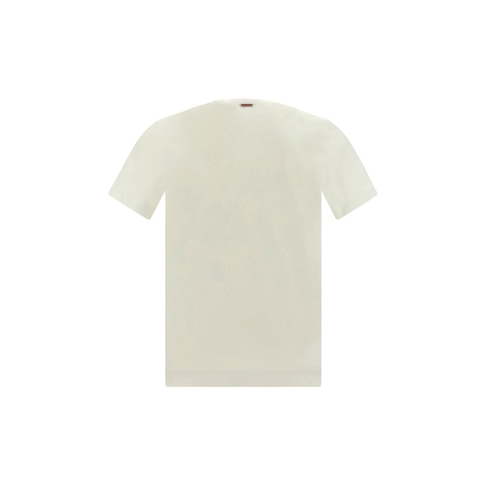 ZEGNA Cotton T-Shirt in White