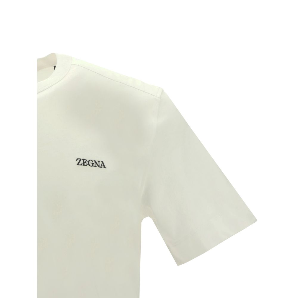 ZEGNA Cotton T-Shirt in White