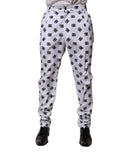Dolce & Gabbana Weiße Logo-Baumwoll-Skinny-Denim-Hose