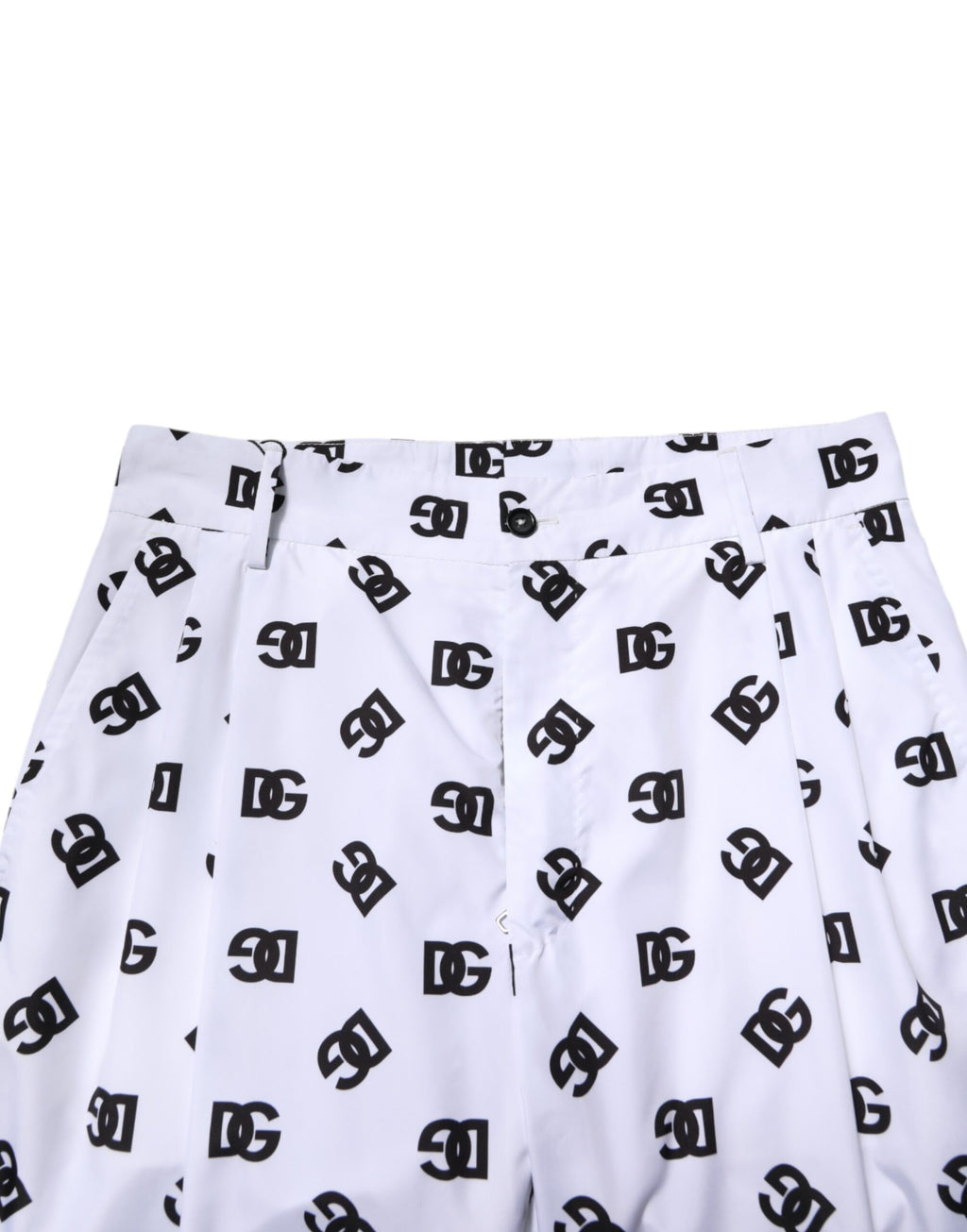 Dolce & Gabbana Weiße Logo-Baumwoll-Skinny-Denim-Hose