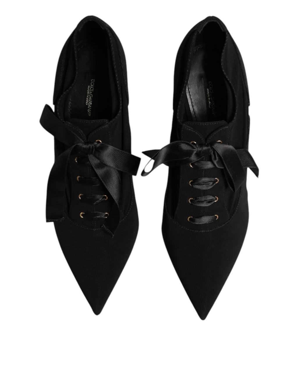 Dolce & Gabbana Schwarze Spitze Stiletto Heels Pumps Schuhe