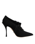 Dolce & Gabbana Schwarze Spitze Stiletto Heels Pumps Schuhe