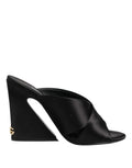 Dolce & Gabbana Black Keira Baroque High Heel Sandals Shoes