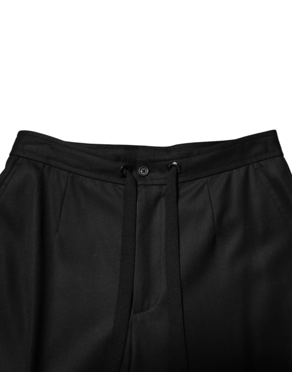 Dolce & Gabbana Solid Black Cargo Jogger Men's Sweatpants Trousers
