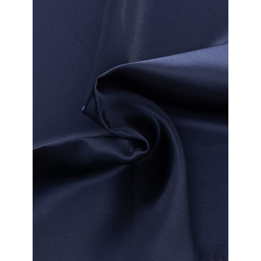 Dolce & Gabbana Einstecktuch aus blauer Seide