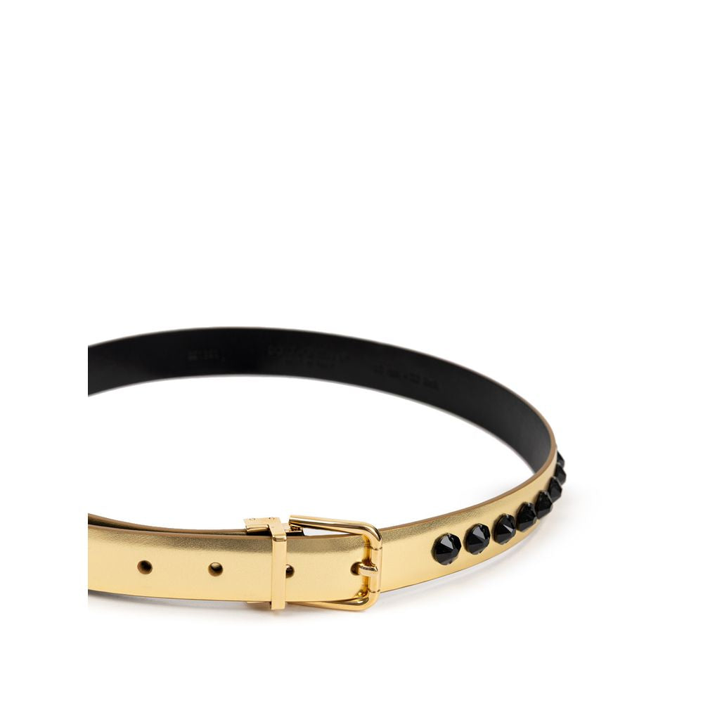 Dolce & Gabbana Regular Golden Leather Belt