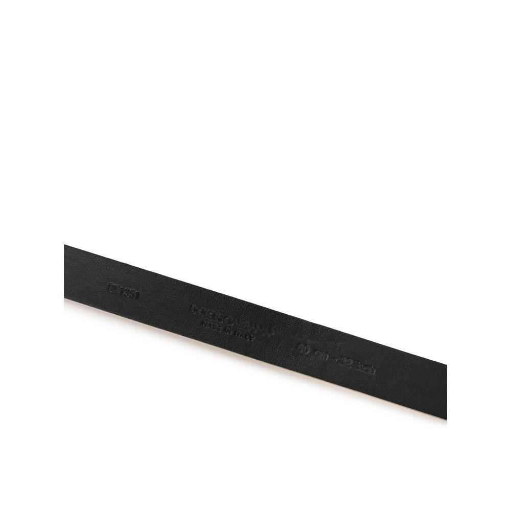 Dolce & Gabbana Regular Golden Leather Belt