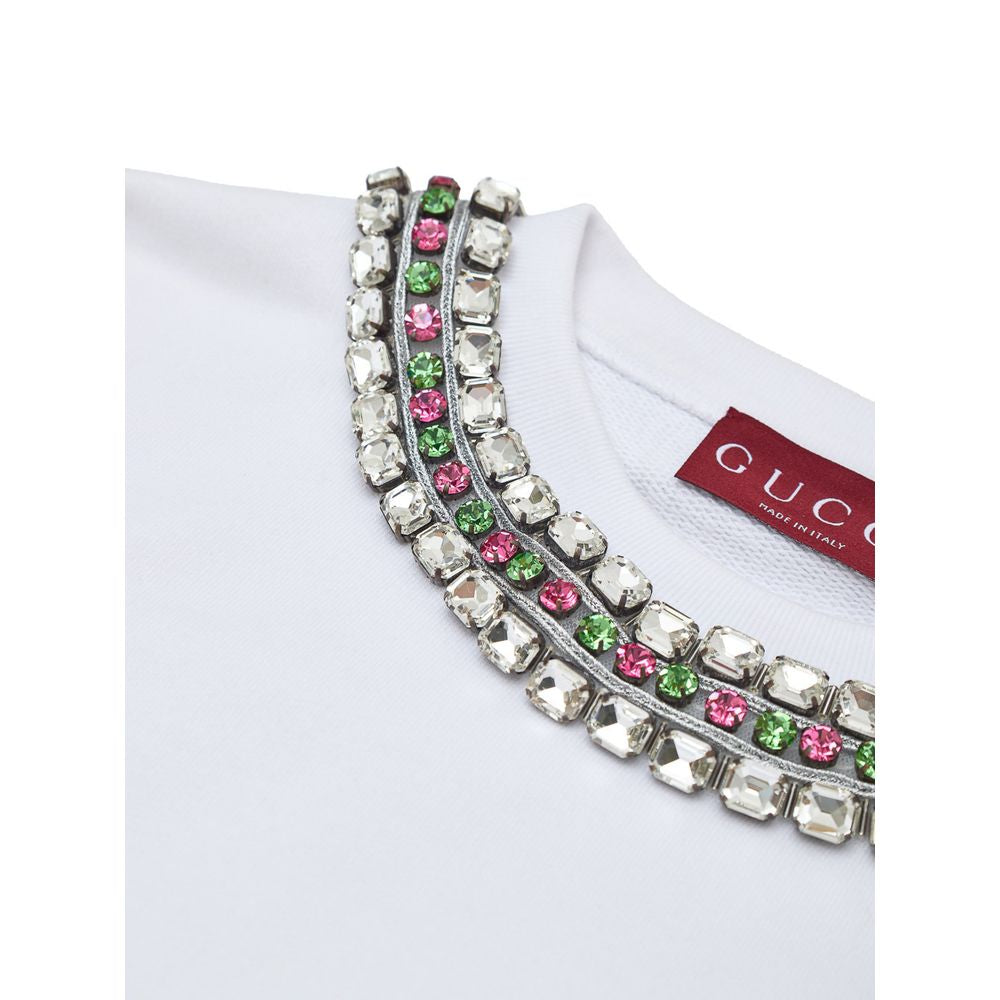 Gucci Weißes Baumwoll-Sweatshirt