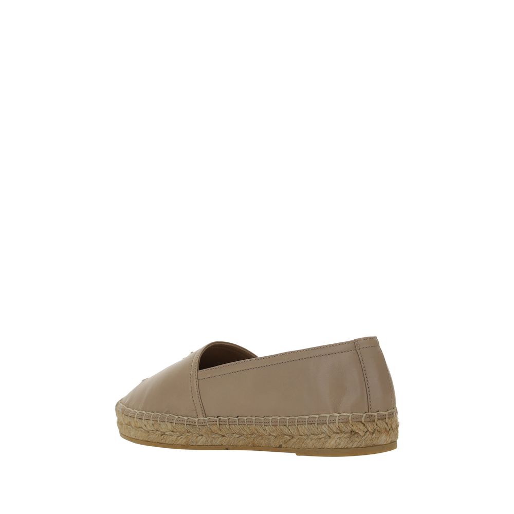 Saint Laurent Brown Lamb Espadrilles Ovis Aries Aries