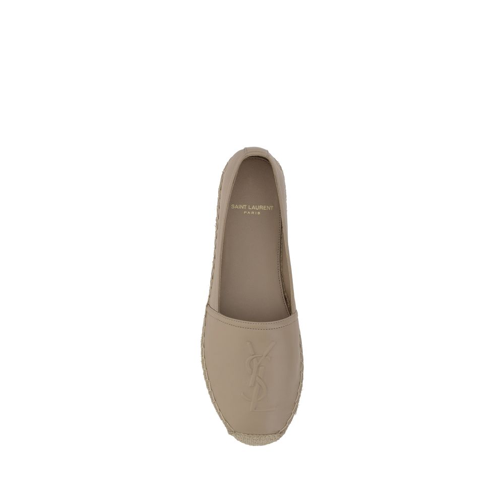 Saint Laurent Brown Lamb Espadrilles Ovis Aries Aries