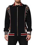 Dolce & Gabbana Black DG King Full-Zip Sweatshirt
