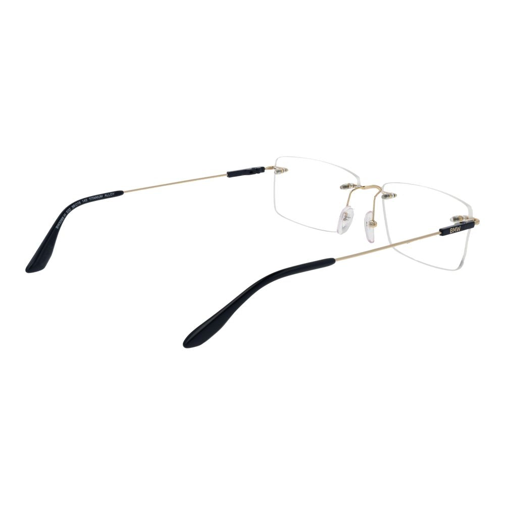 BMW Brille aus Titan mit Gold-Finish (Fassung)