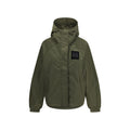 Ganni Grüne Nylon-Jacke