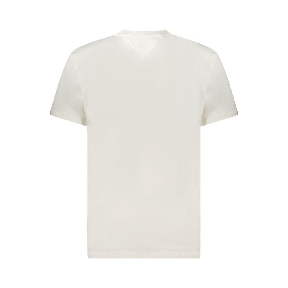 Tommy Hilfiger Bianco Baumwoll-T-Shirt für Herren