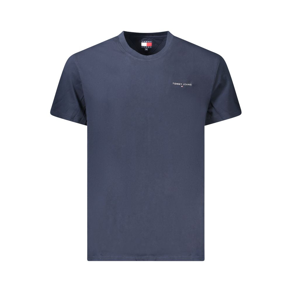 Tommy Hilfiger Blaues Baumwoll-T-Shirt für Herren