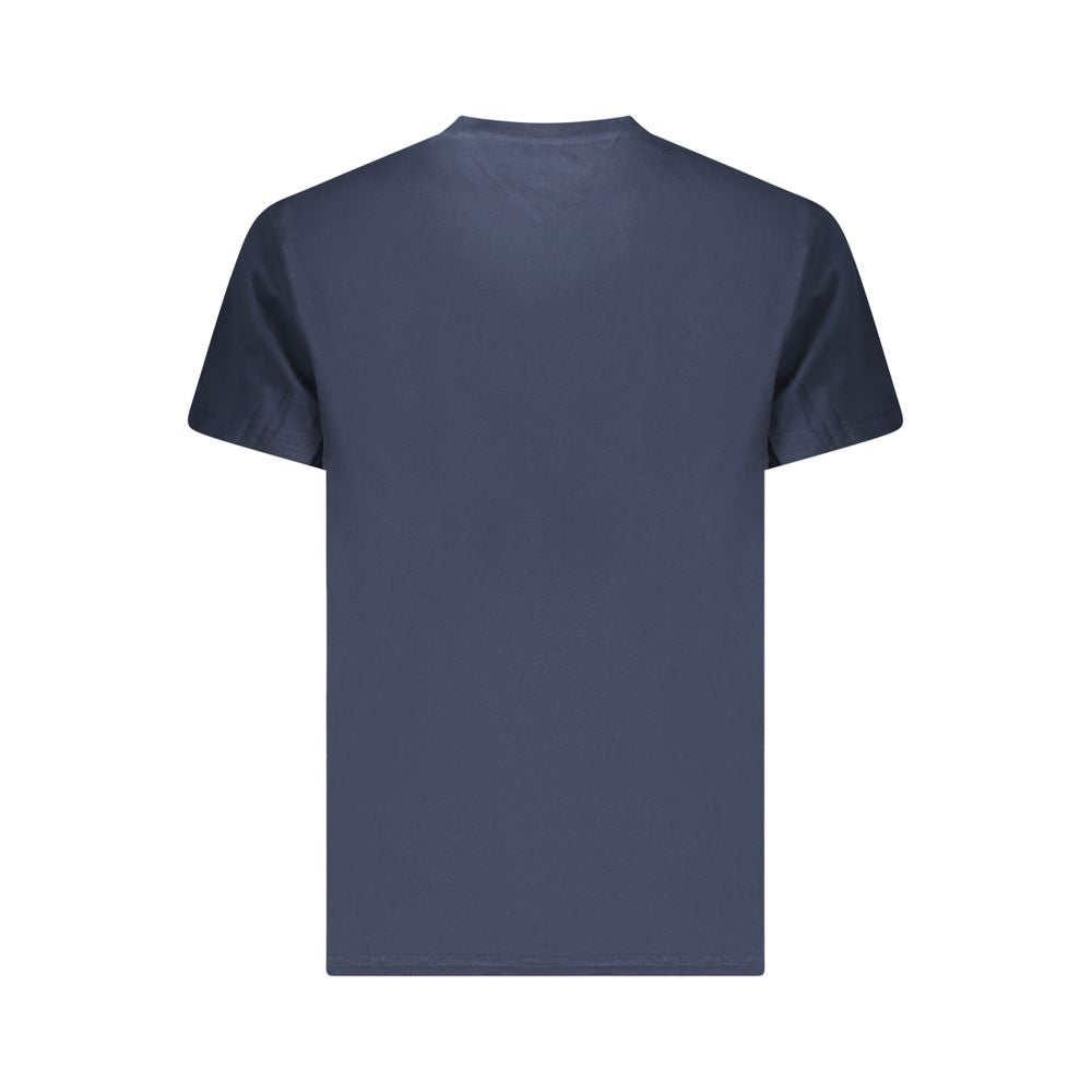 Tommy Hilfiger Blaues Baumwoll-T-Shirt für Herren