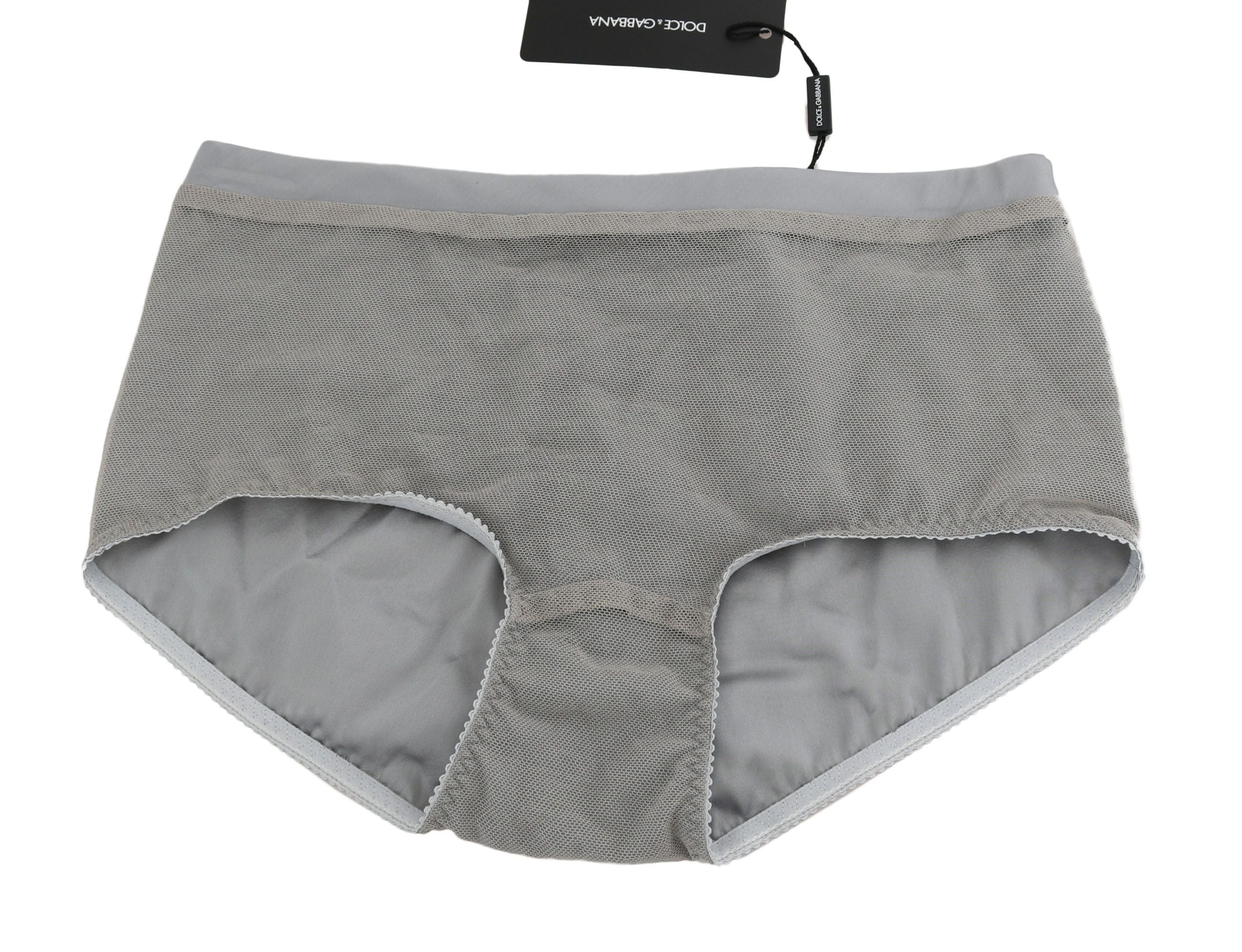 Dolce & Gabbana Underwear Silver with Mesh Silk Bottom