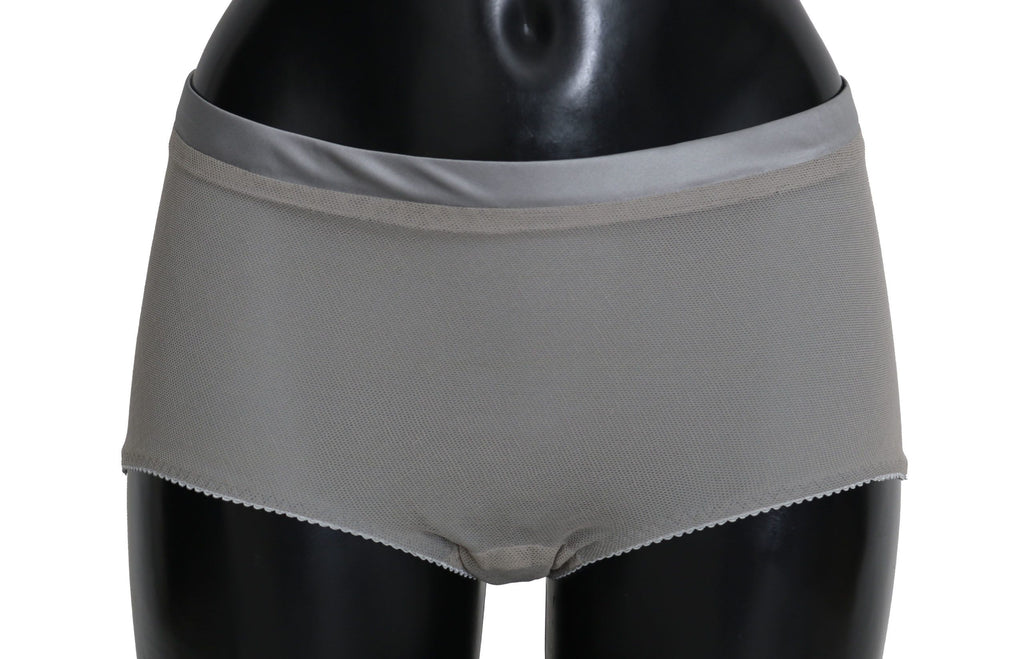 Dolce & Gabbana Underwear Silver with Mesh Silk Bottom