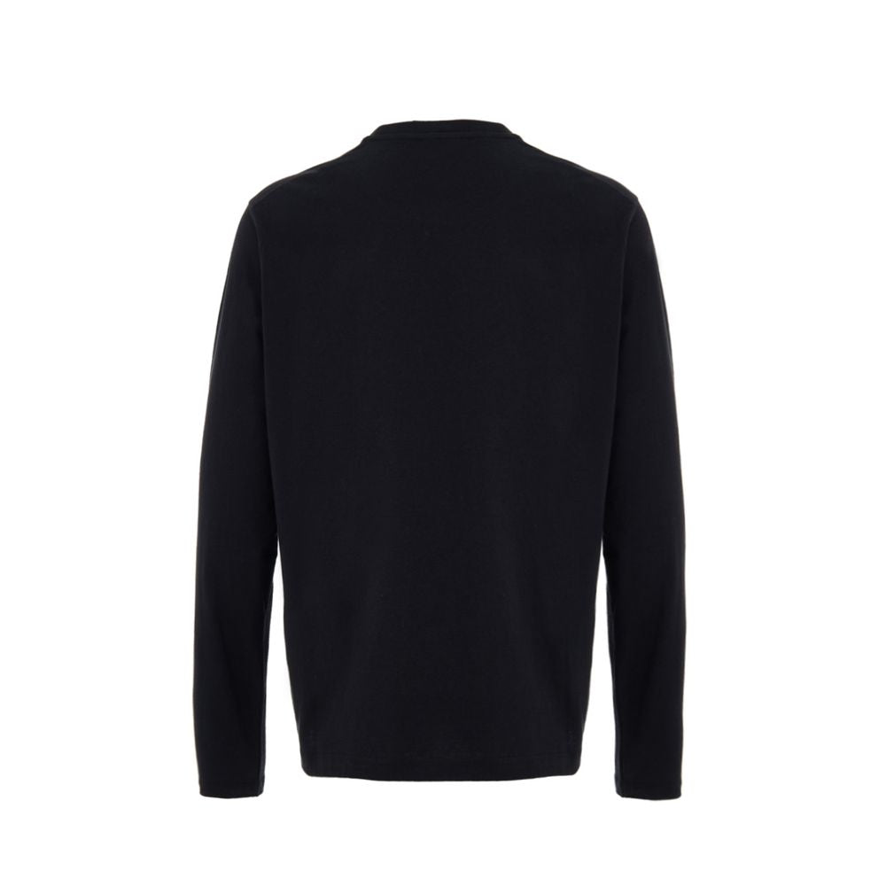 Jil Sander Long Black Cotton Dress