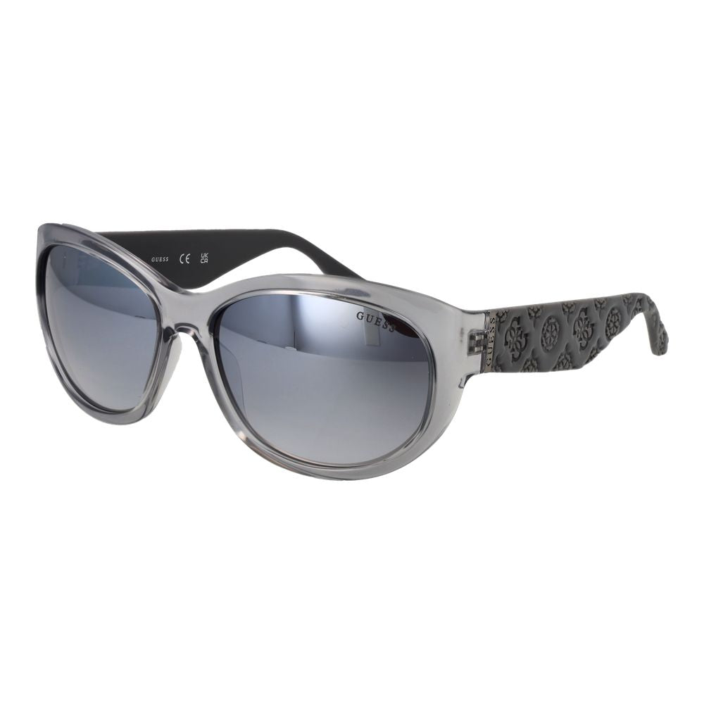 Guess Grey-Silver Stainless Steel Sunglasses