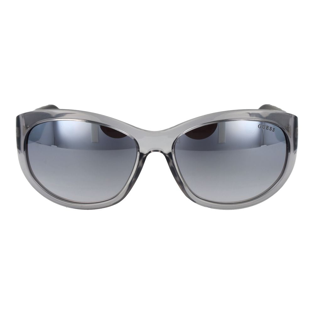 Guess Grey-Silver Stainless Steel Sunglasses