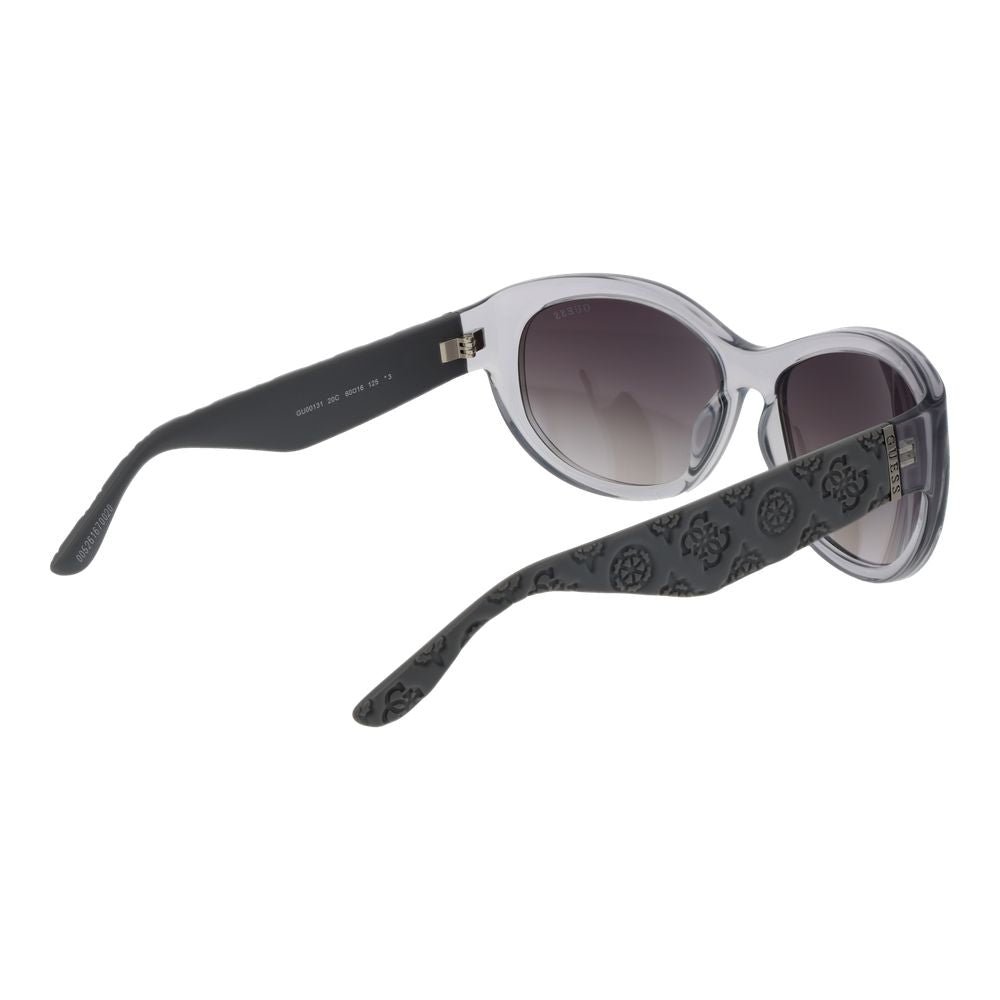 Guess Grey-Silver Stainless Steel Sunglasses