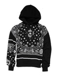 Dolce & Gabbana Men's Black Bandana Hoodie Pullover