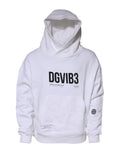 Dolce & Gabbana Weißes DG Vib3 Herren Sweatshirt mit Kapuze Pullover