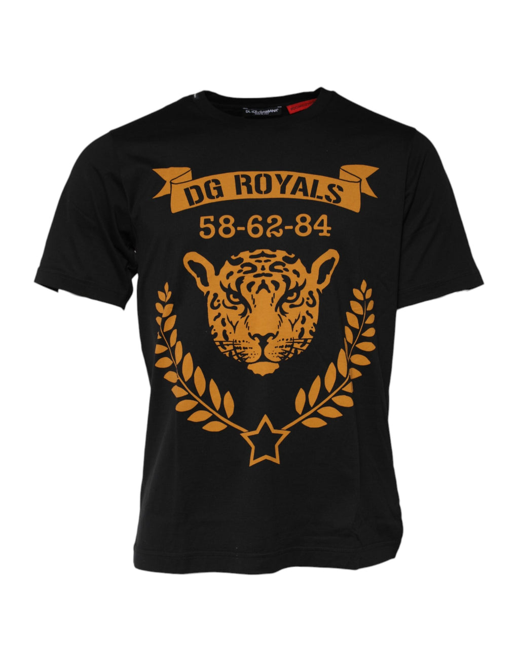 Dolce & Gabbana Black DG Royals Cotton Crewneck T-Shirt