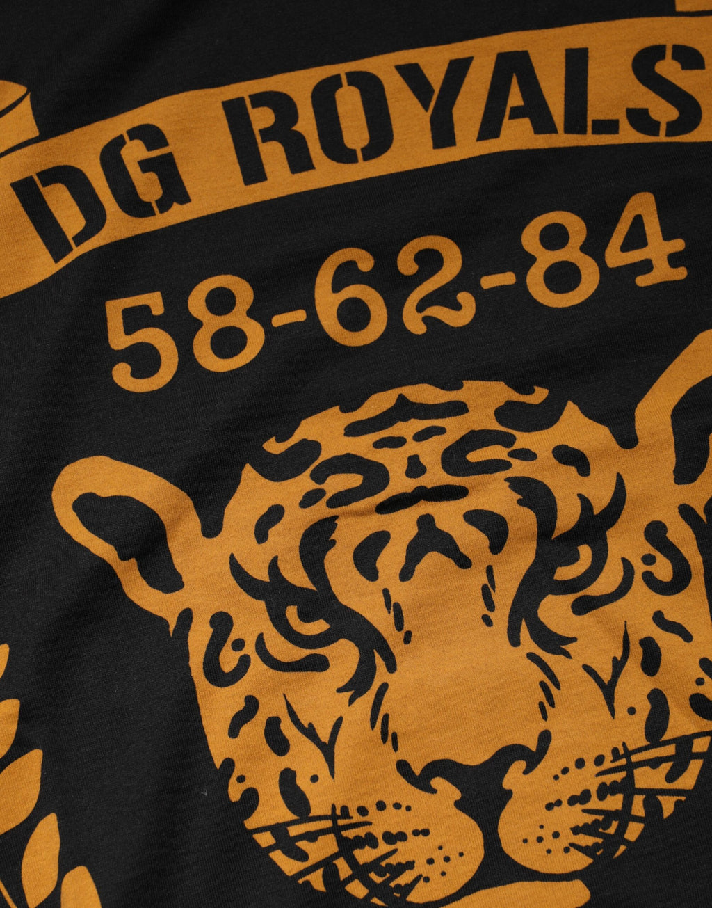 Dolce & Gabbana Black DG Royals Cotton Crewneck T-Shirt