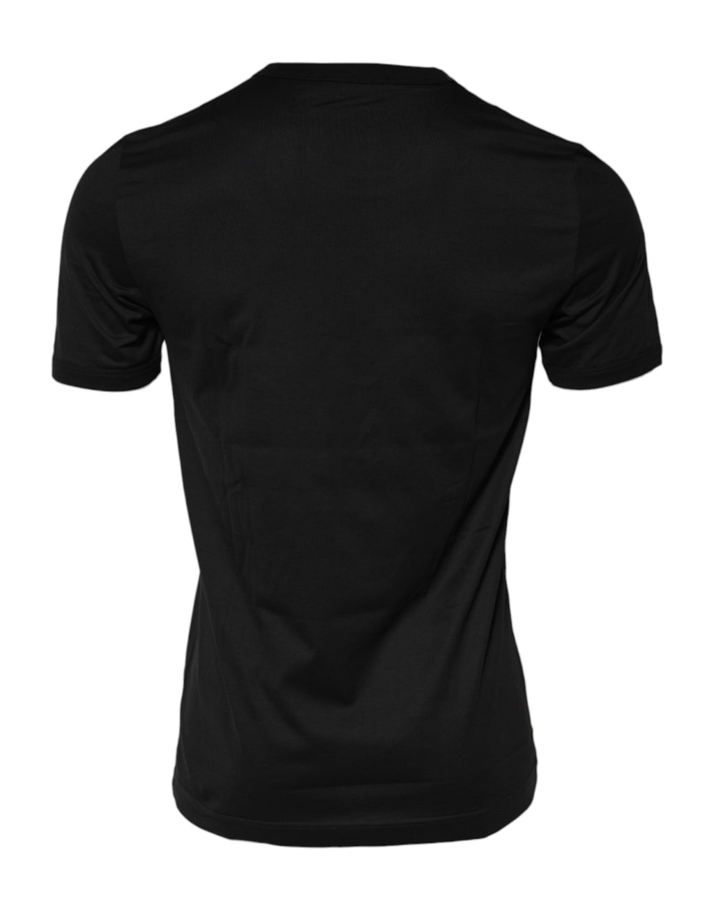 Dolce & Gabbana Black Sacred Heart Cotton Crewneck T-Shirt