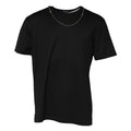 Dolce & Gabbana Black Cotton Crew Neck Chain T-Shirt