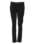 Dolce & Gabbana Black Mid-Rise Cotton Skinny Denim Jeans