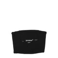 Off-White Baumwollmaske in Schwarz