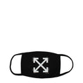 Off-White Baumwoll-Gesichtsmaske in Schwarz