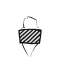 Off-White Schwarze Baumwollmaske