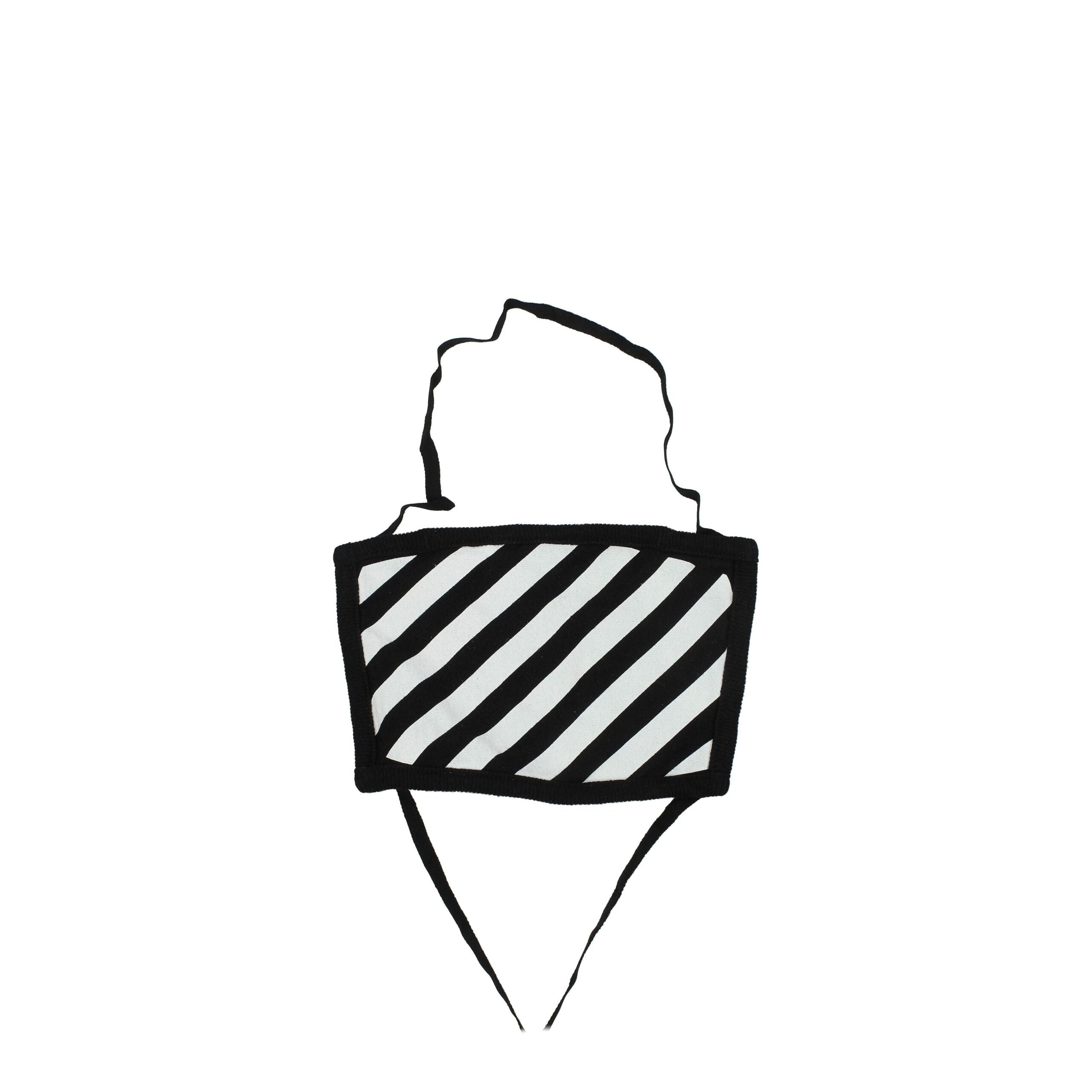 Off-White Schwarze Baumwollmaske