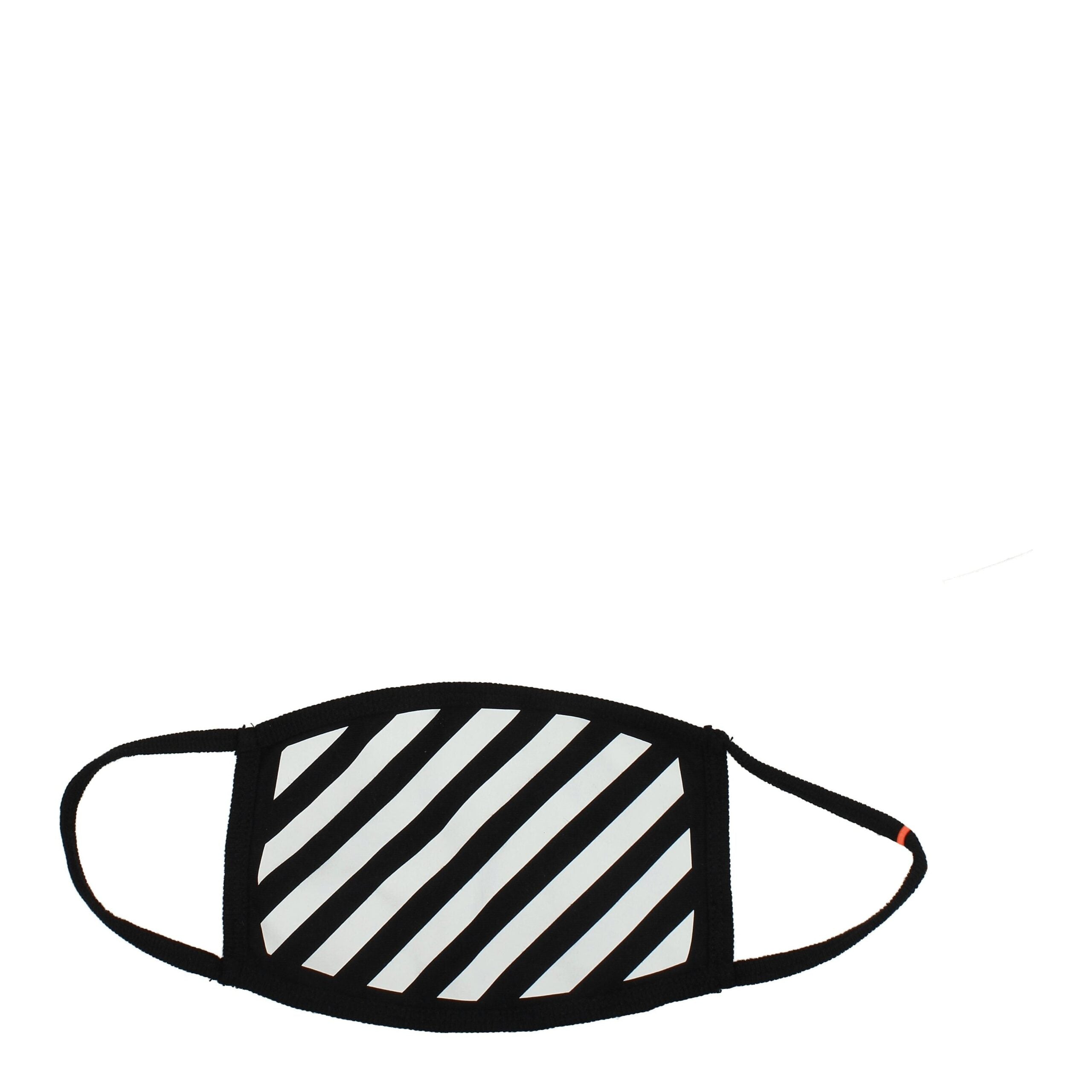 Off-White Baumwoll-Gesichtsmaske in Schwarz