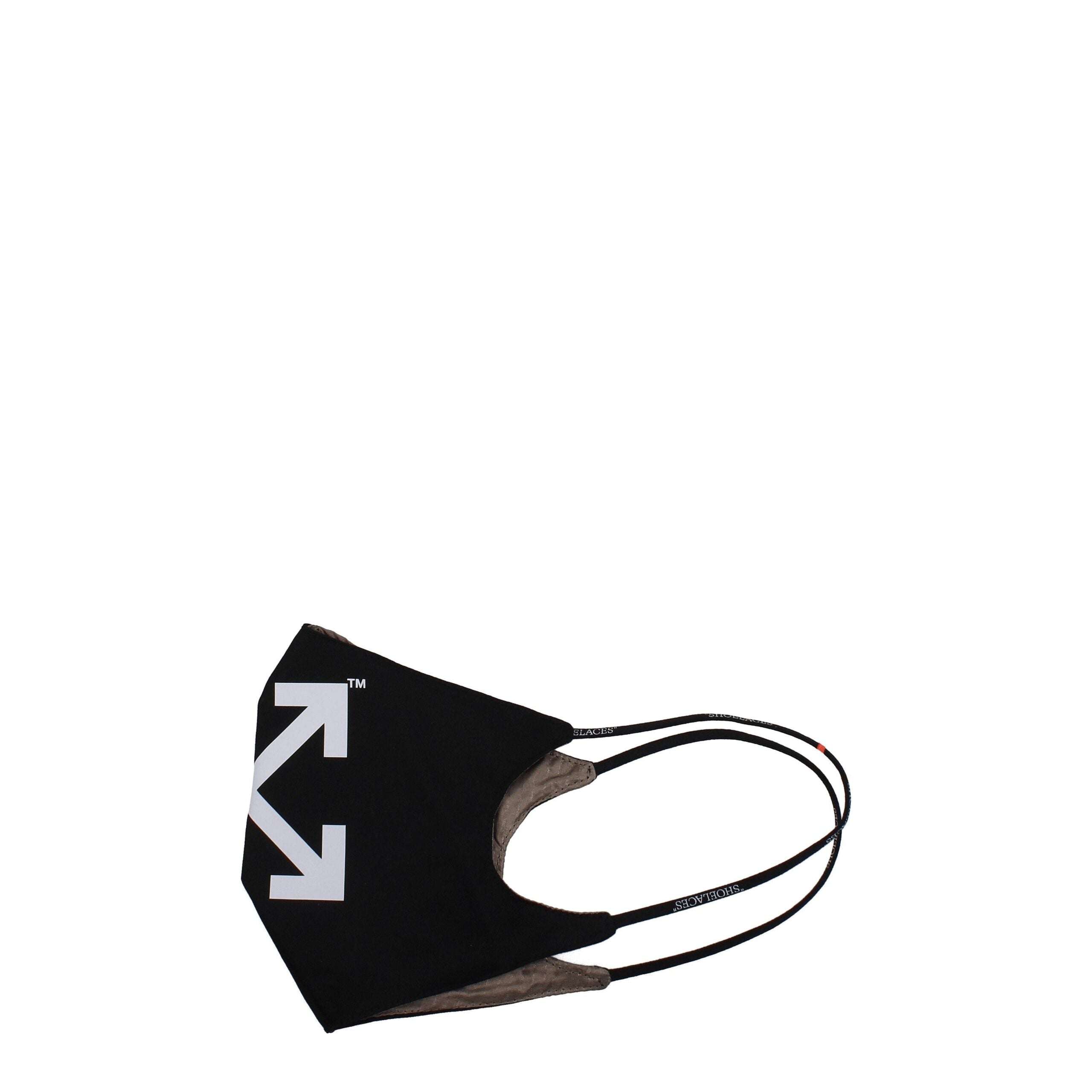 Off-White Black Cotton Face Mask
